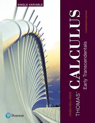 Read online Thomas' Calculus: Early Transcendentals: Single Variable: Based on the Original Work by George B. Thomas, Jr., Massachusetts Institute of Technology - Joel Hass file in PDF