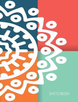 Download Sketchbook: Mandala Cover Blank Pages, Extra Large (8.5 X 11) Inches, 110 Pages, White Paper, Sketch, Draw and Paint - F Raibow file in ePub