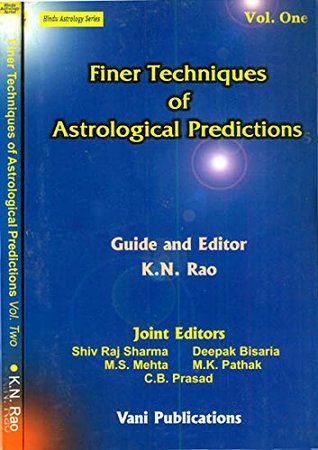 Read Finer Techniques of Astrological Predictions (Set of 2 Vol.) - K.N. Rao file in ePub
