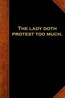 Download 2019 Daily Planner Shakespeare Quote Lady Doth Protest Too Much 384 Pages: (notebook, Diary, Blank Book) -  | PDF