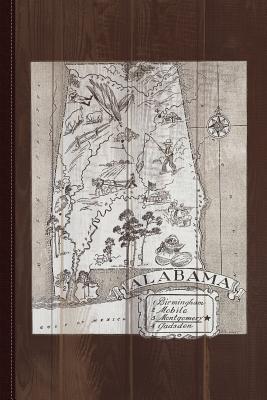 Read online Vintage Alabama Map Journal Notebook: Blank Lined Ruled for Writing 6x9 110 Pages -  | ePub