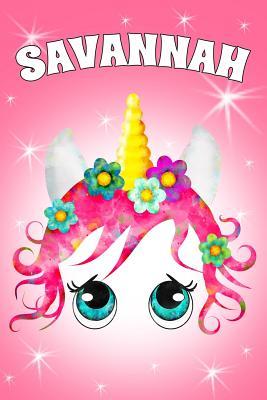 Download Savannah: A Unicorn Notebook for a Girl with the Name Savannah 6x9 100 Pages -  file in ePub