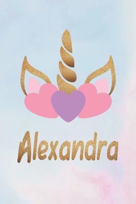 Read online Alexandra: Personalized First Name Unicorn Gift Birthday Girl Notebook Journal 104 Pages -  | ePub