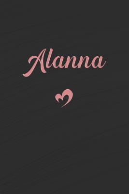 Download Alanna: Personalized Blank Lined Journal Rose Gold on Black -  | ePub
