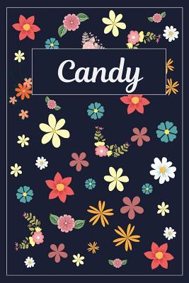 Download Candy: Lined Writing Notebook with Personalized Name 120 Pages 6x9 Flowers -  file in ePub