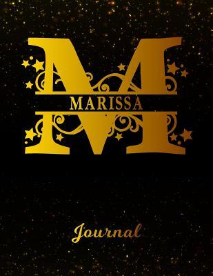 Read online Marissa Journal: Letter M Personalized First Name Personal Writing Diary Black Gold Glittery Space Effect Cover Daily Diaries for Journalists & Writers Note Taking Write about your Life & Interests -  file in PDF