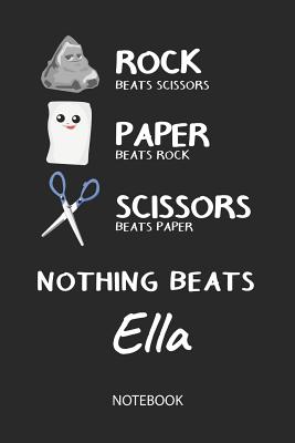 Read Nothing Beats Ella - Notebook: Rock - Paper - Scissors - Game Pun - Blank Lined Kawaii Personalized & Customized Name School Notebook / Journal for Girls & Women. Cute Desk Accessories & First Day Of School, Birthday, Christmas & Name Day Gift. - Rockpaperscissors Publishing | PDF